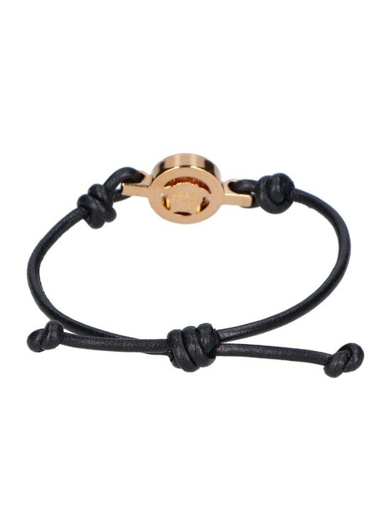 Versace Medusa \'95 Crystal Leather Bracelet